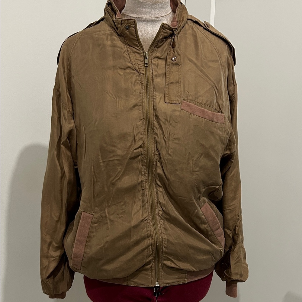 1980’s Peter Et Jon Members Only 100% Silk Jacket |Size Medium